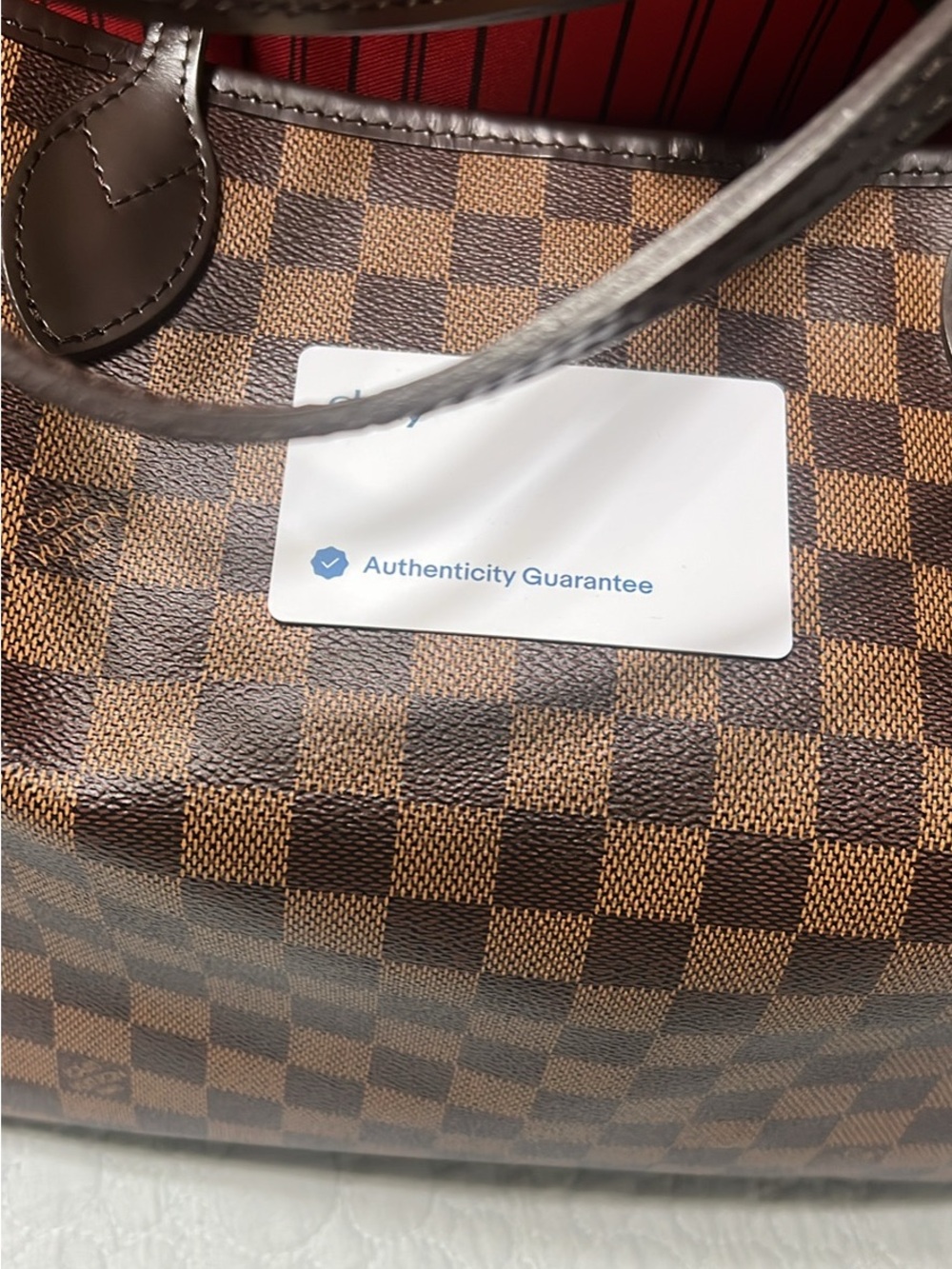 Extra Large Louis Vuitton Neverfull MM Damier Ebene - Picture 6 of 6